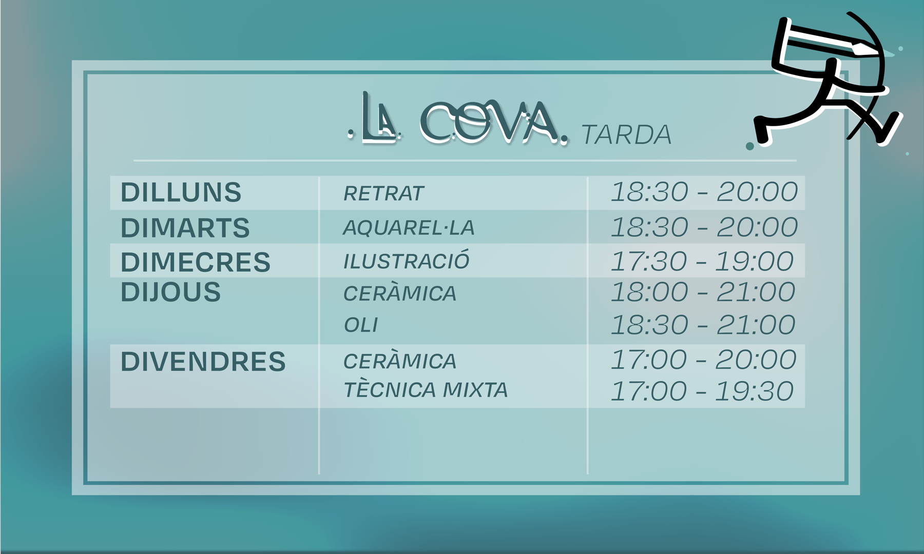 Horario de tarde para adultos de LaCova