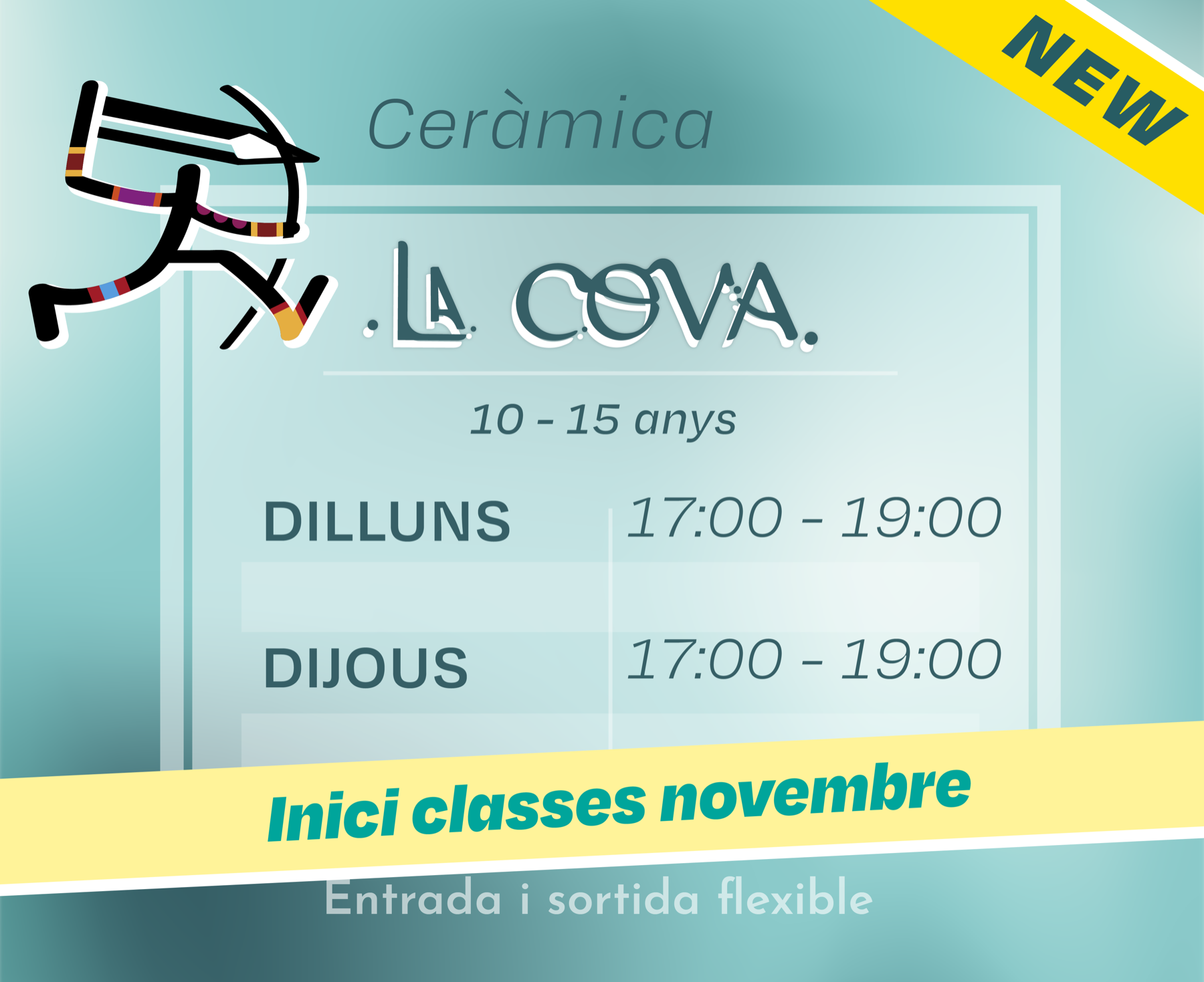 Horario de cerámica para peques